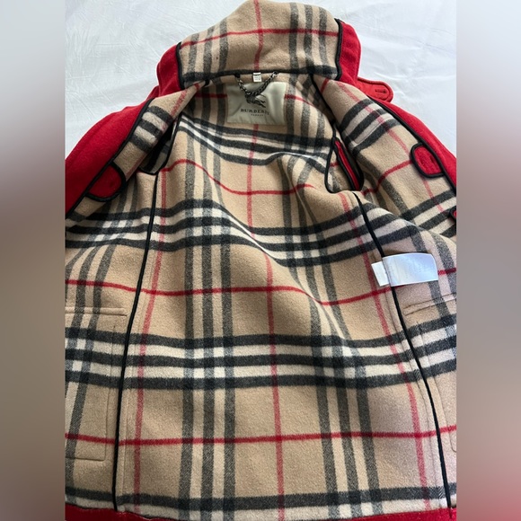 Burberry toggle ruffle coat size 2 - Picture 4 of 8